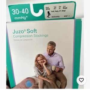 Juzo Soft 2002 Pantyhose, Open Toe, 30-40mmhg Size: III (Beige) Compression NIB